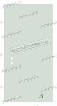 Yanmar VIO80 1 - Seitenscheibe rechts hinten