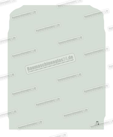 Volvo EC/EW 140/210/240/280 'B' EXCAVATOR - Frontscheibe - Oben (A)