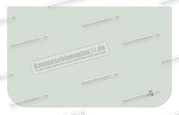 Volvo ECR58D/ECR88D - Frontscheibe unten (B)