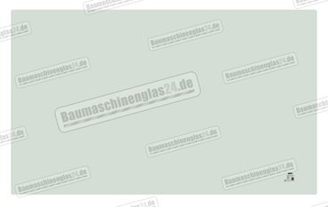 Volvo ECR88 Plus - Frontscheibe unten (B)