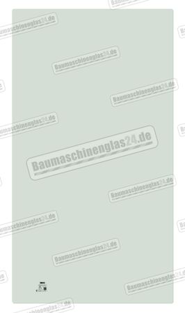 Terex TC 16 / TC20 / TC 25 Minibagger Bj. 2006-2013 - Frontscheibe unten (B)