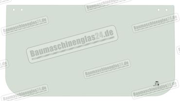 Takeuchi TB014 / TB016 MINI EXCAVATOR - Frontscheibe - Unten (B)