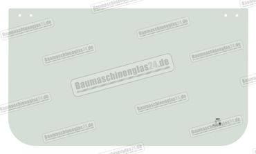 Takeuchi TB153FR / TB180FR MINI EXCAVATOR - Frontscheibe - Unten (B)