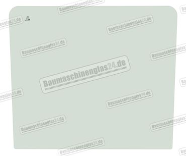 O&K Grader 156.6A - Frontscheibe