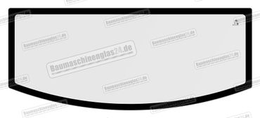 Mecalac AX 850 - Dachscheibe