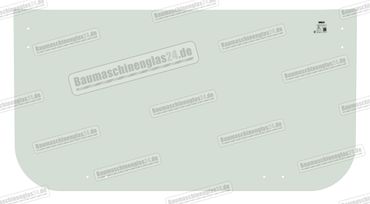Liebherr LITRONIC EXCAVATOR - Frontscheibe - Unten - MODEL 912 (B)