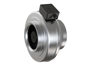 Systemair K EC Rohrventilator – EC-Kanalventilator aus Metall, 0–10 V regelbar für runde Lüftungsrohre