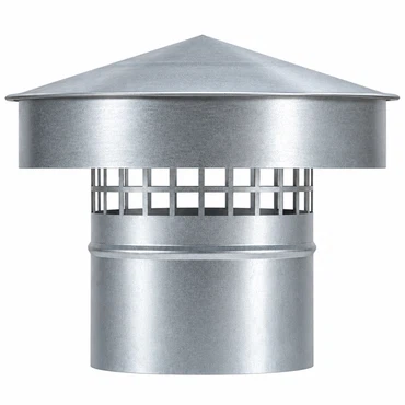 Dachhaube DN 160 – verzinkter Dachabschluss für Zu- und Fortluft runder Lüftungsanlagen