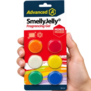 Advanced SmellyJelly Mini Duftgel-Mischpackung – 6 Duft-Pads für Klimaanlage & Lüftung