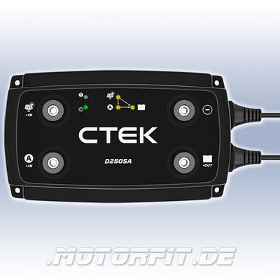 CTEK D250SA + SMARTPASS 120 - 12V 120A Ladewandler Set Ladebooster