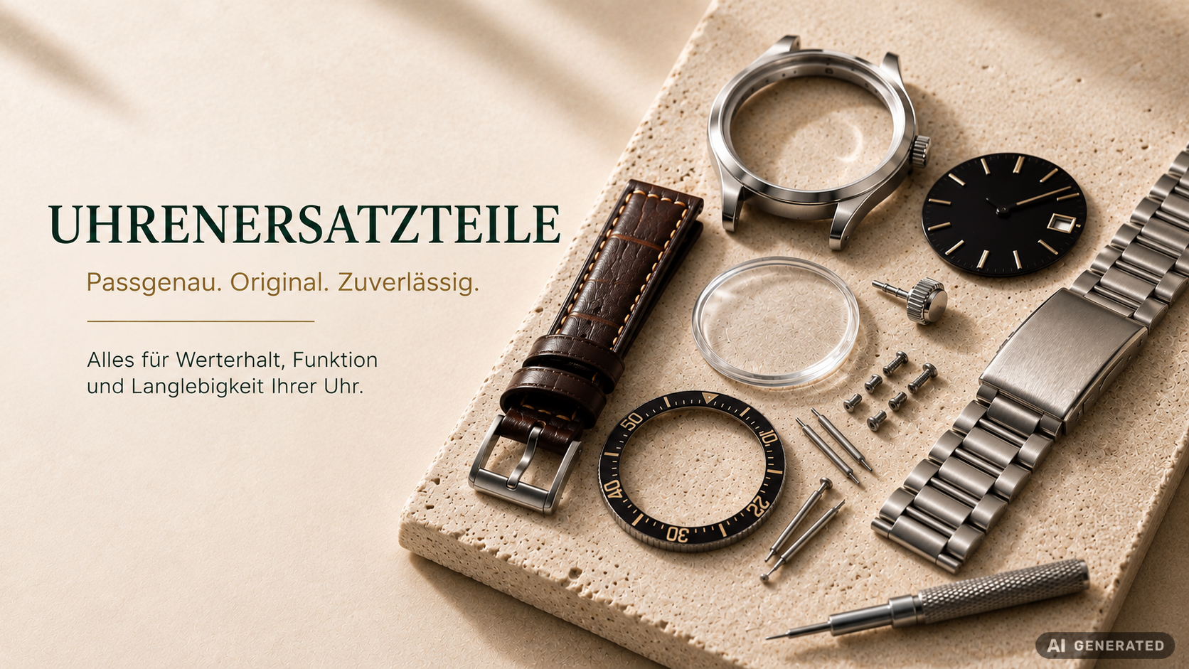 Uhrenersatzteile bei Minott kaufen