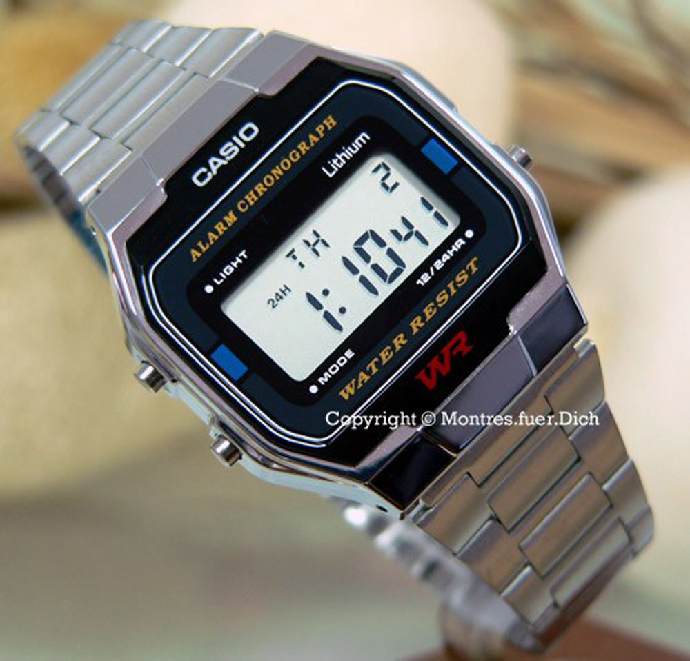 Casio Collection Herrenuhr der Klassiker der 80-er Jahre A163WA