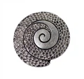 Minott Anhänger Muschel  im Antik Design Versilbert 13463