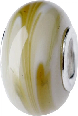Charlot Borgen Marken Damen Bead Beads Drops Kristallglas Silberkern GPS-26Beige