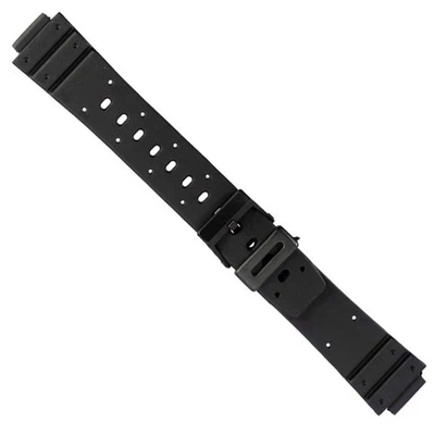 Minott Kautschuk Ersatzband Uhrenband Wasserfest schwarz 14mm 18084