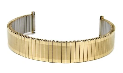 Minott Flexband 14mm 15mm 16mm | Zugband Edelstahl IP Gelbgold 18112G