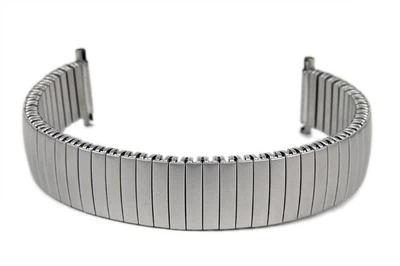 Flexband Zugband Ersatzband Edelstahl Titanoptik 14mm 15mm 16mm