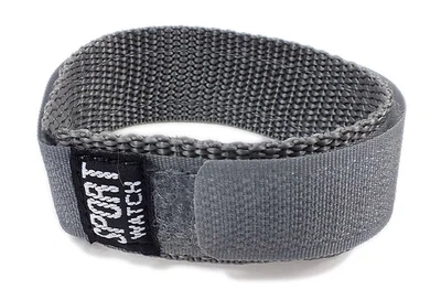 Durchzugsband Textil Grau 18 - 20mm Minott Sport-Watch 21520