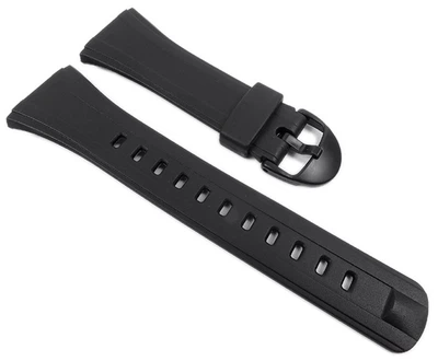 Uhrenarmband Casio Solar Data Bank DB-E30-1AVEF | Resin schwarz DB-E30