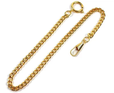 Minott Taschenuhrkette Gliederkette Metall vergoldet RE-22032