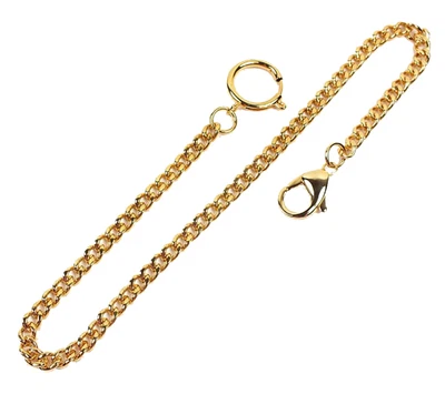 Minott Taschenuhrkette Gliederkette Edelstahl vergoldet RE22033