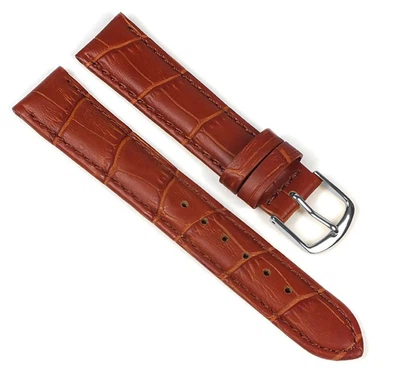 Ersatzband Uhrenarmband Kalbsleder Goldbraun 22131S