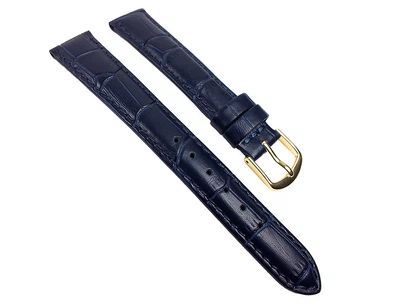 Uhrenarmband Kalbsleder Blau