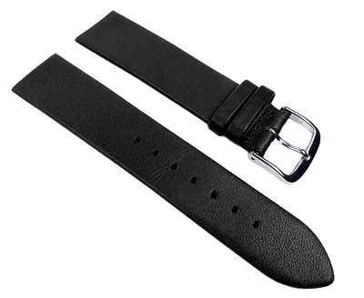 Ersatzband Leder, schwarz | passend für Skagen zum Verschrauben