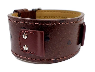 Bruno Banani Uhrenarmband Leder braun Rectangular Ladies BR20726