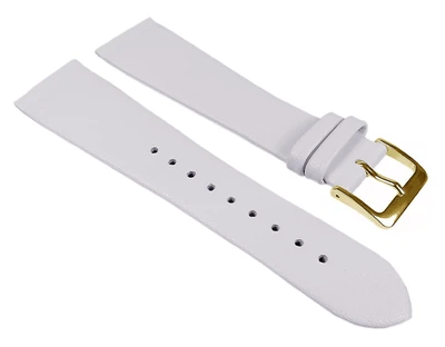 Minott Uhrenarmband Kalbsleder weiß passend zu Skagen/Boccia 23102G