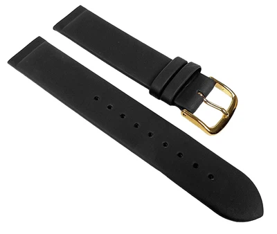 Graf Uhrenarmband Kalbsleder XL schwarz weich 23119G