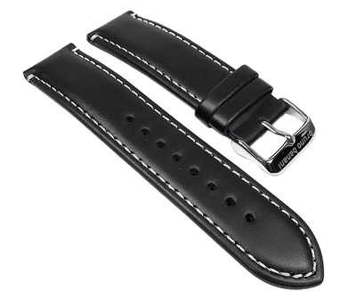 Bruno Banani Uhrenarmband Leder schwarz Alos BR22055 BR22056