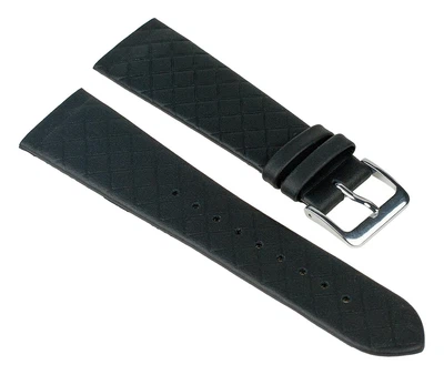 Minott Ersatzband Kalbsleder schwarz mit Rautenmuster 25944S