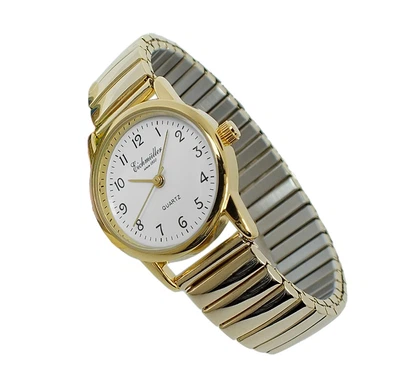 Damenuhr Eichmüller Analog Zugband Gelbgoldfarben Ø 26mm 27328
