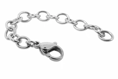 Verlängerungskette Edelstahl mit Karabiner 7,0 cm 28207