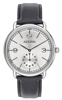 Armbanduhr Herren Analog Lederarmband Adora 28469