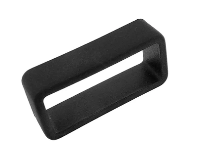 TW STEEL | Schlaufe schwarz 20mm für Uhrenarmbänder aus Kautschuk