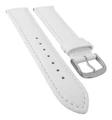 Taurus Uhrenarmband | Kalbsleder weiß mit Naht, kurze Länge 30152