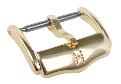 HIRSCH BUCKLE CATWALK | Dornschließe Aluminium golden 14mm-30mm 31114
