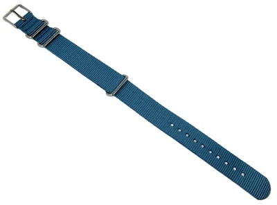 Timex Uhrenarmband | Outdoorband Textilgewebe blau 18mm TW2P88700