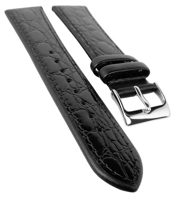 Festina Uhrenarmband Leder Kroko-Optik 21mm schwarz für F6813/1