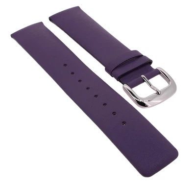 Bruno Banani Uhrenarmband 21mm > Leder glatt lila Dornschließe CD2194