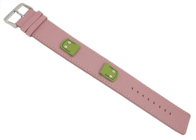 Bruno Banani | Uhrenarmband Leder rosa für Rectangular Ladies 33208