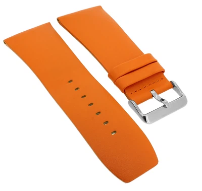 Bruno Banani ⇔ Uhrenarmband 34mm orange aus Leder glatt ⇔ DT6 900 308