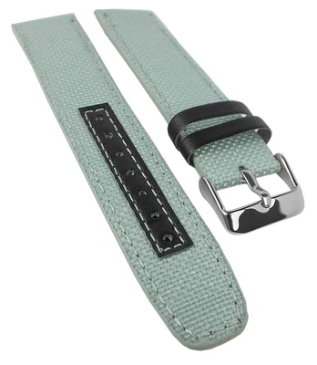Bruno Banani Geros ♦ Uhrenarmband 20mm in grau Leder/Textil ♦ BR30004