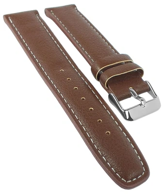 Bruno Banani Moros ► Uhrenarmband 20mm in braun aus Leder ► BR30011