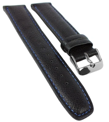 Bruno Banani Okan > Uhrenarmband 20mm in schwarz aus Leder > BR30008