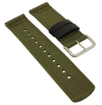 Casio Uhrenarmband | Textil grün Pro Trek PRW-6600YB-3