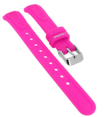 Calypso ⇒ Uhrenarmband aus Silikon in pink Schließe silbern ⇒ K6070/5