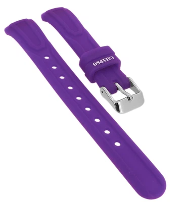 Calypso > Uhrenarmband aus Silikon in lila Schließe silbern > K6070/4